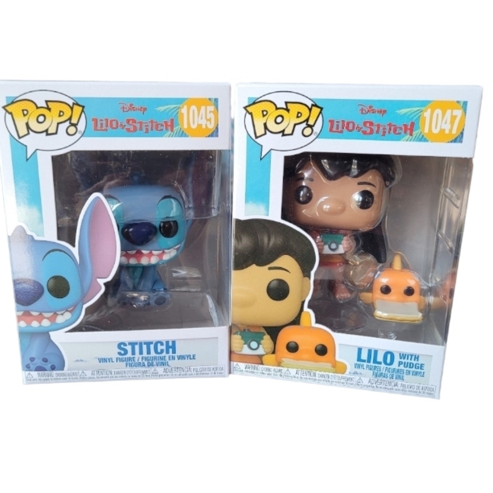 New Funko Pop Disney Lilo and Stitch Combination In Individual Unopened Boxes